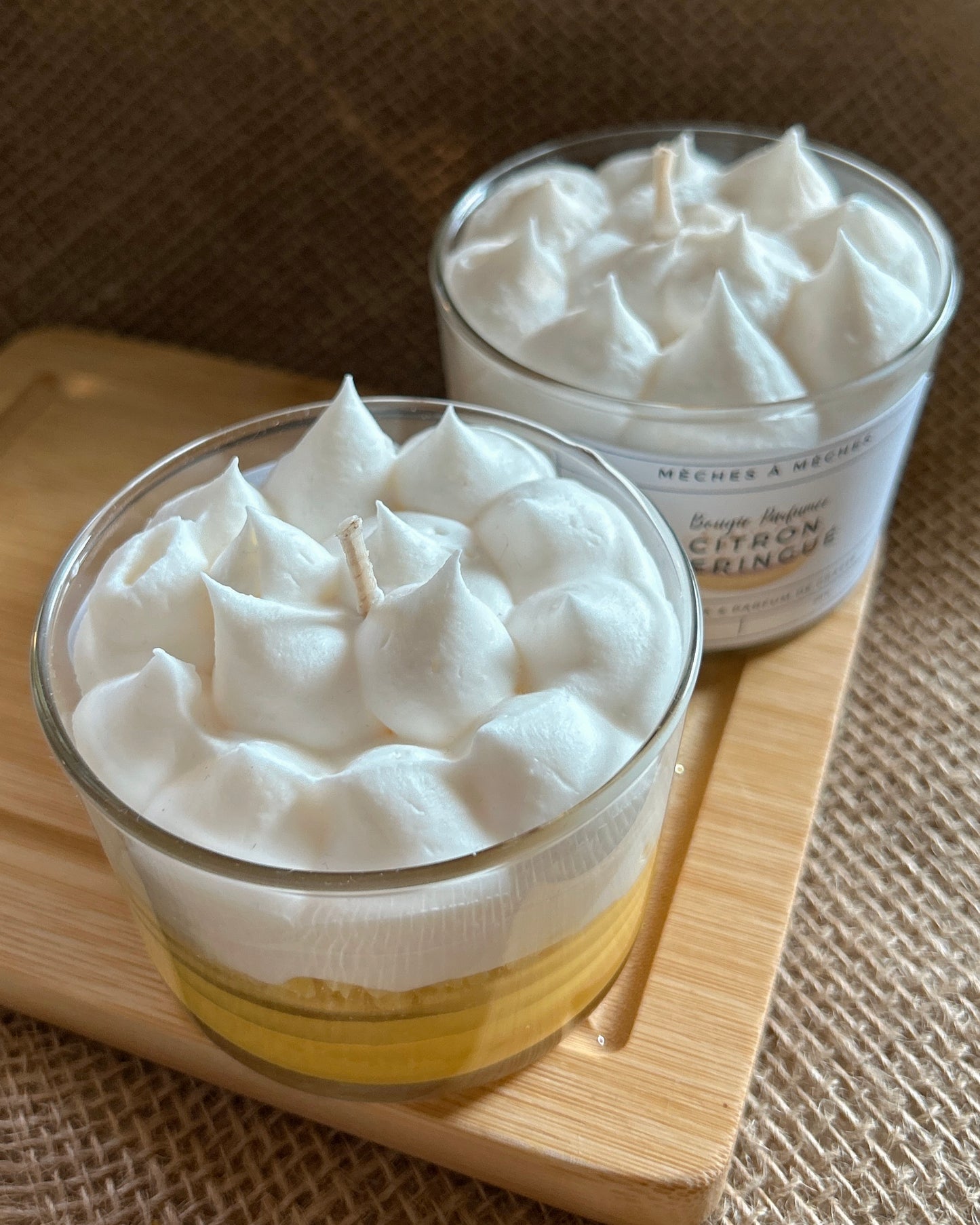 Bougie Gourmande Citron Meringué - 180g