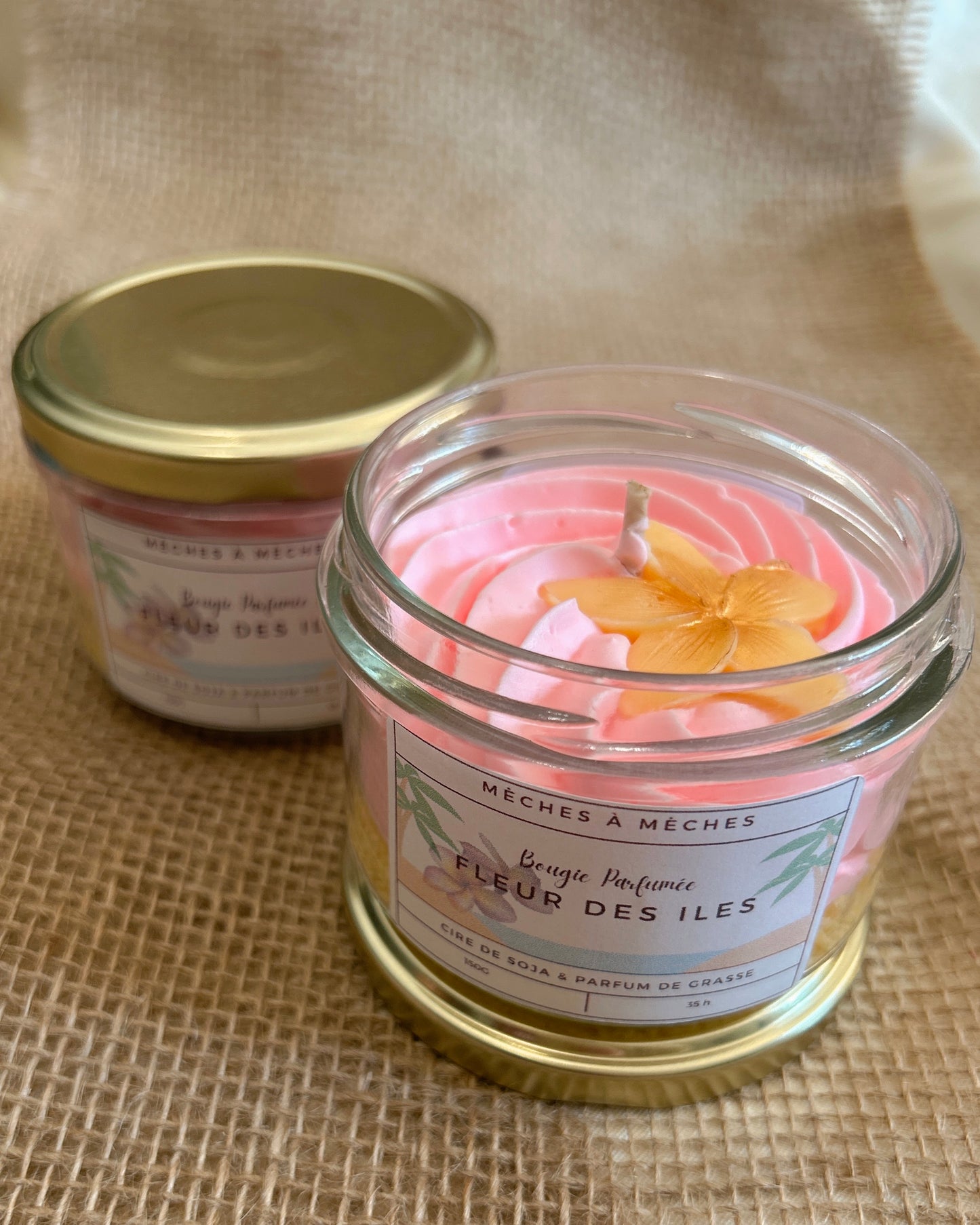 Bougie Gourmande Fleur des Iles - 150g