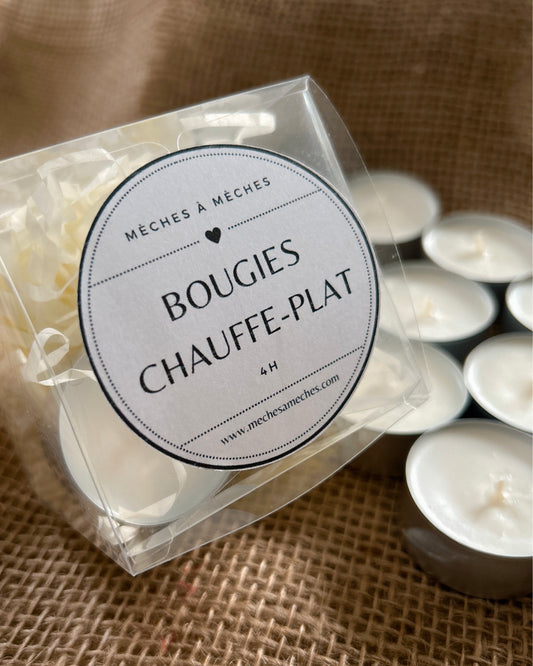 Lot de 2 bougies Chauffe Plat