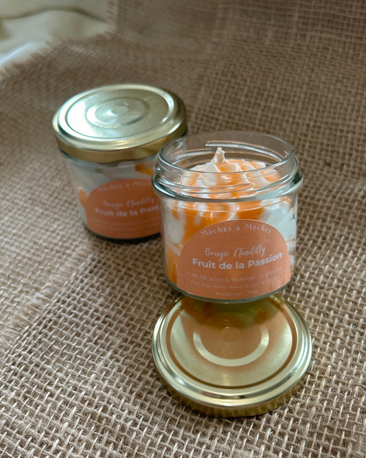 Bougie Chantilly - Fruit de la passion