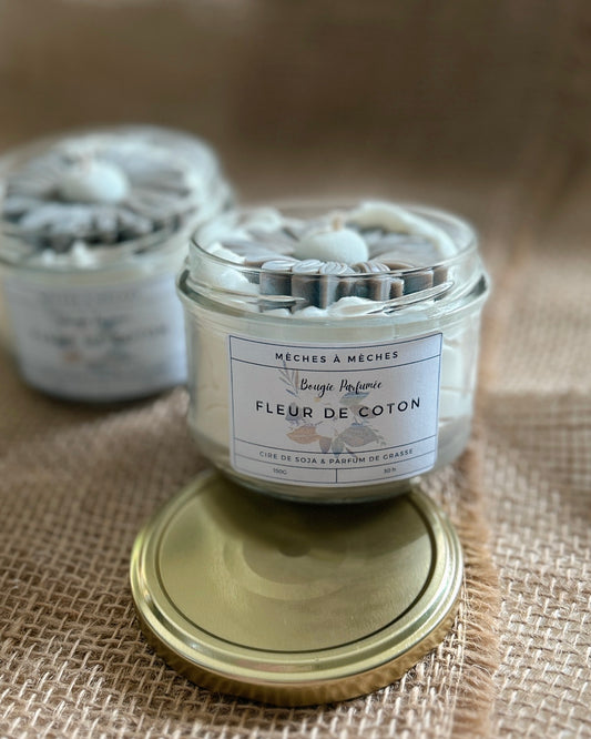 Bougie Gourmande Fleur de Coton - 150g