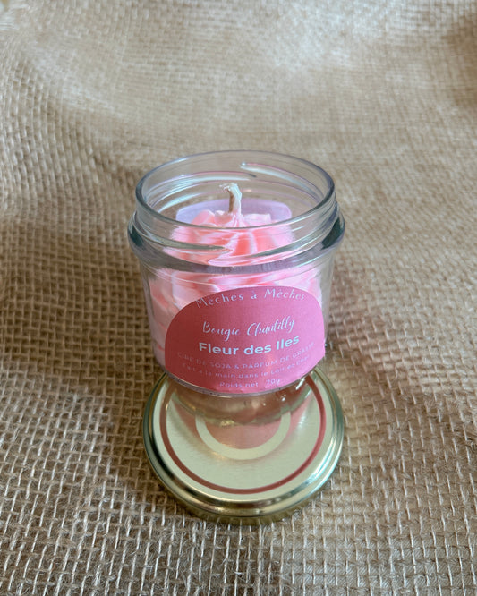 Bougie Chantilly - Fleur des Iles