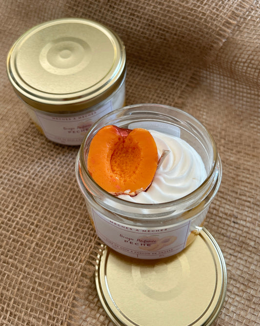 Bougie Gourmande Pêche - 150g