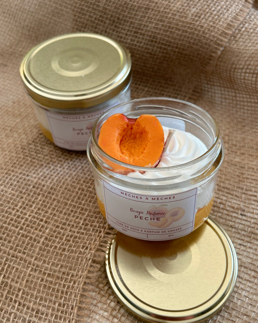 Bougie Gourmande Pêche - 150g