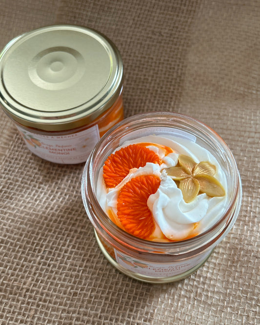 Bougie Gourmande Clémentine Monoi - 150g