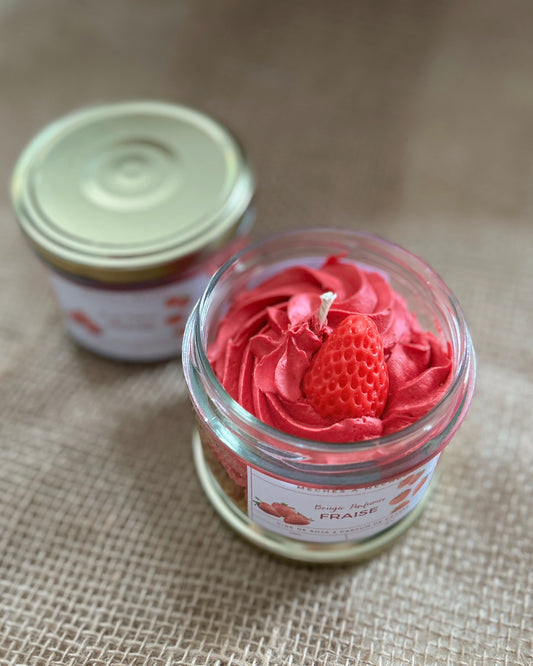 Bougie Gourmande Fraise - 150g