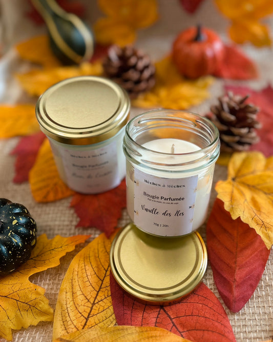 Bougie Coulée 100g - Plusieurs parfums disponibles