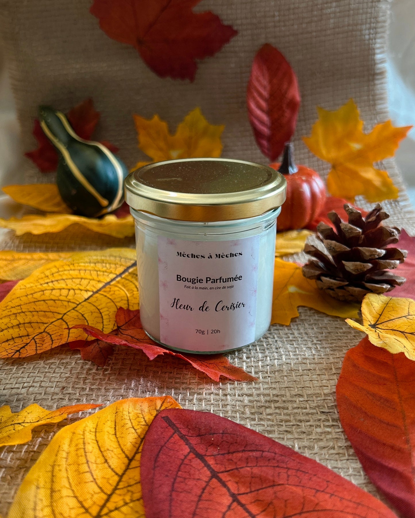 Bougie Coulée 100g - Plusieurs parfums disponibles