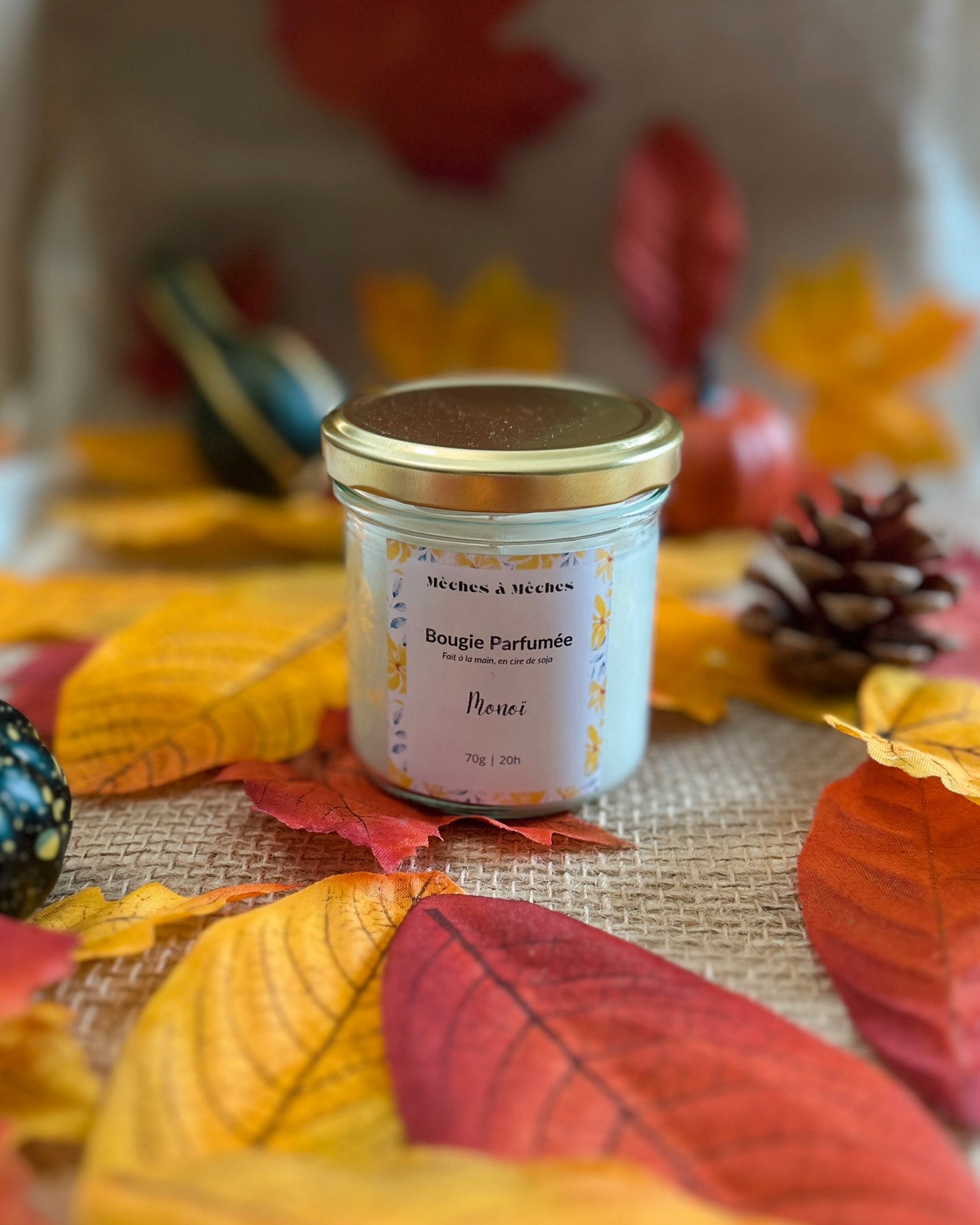 Bougie Coulée 100g - Plusieurs parfums disponibles