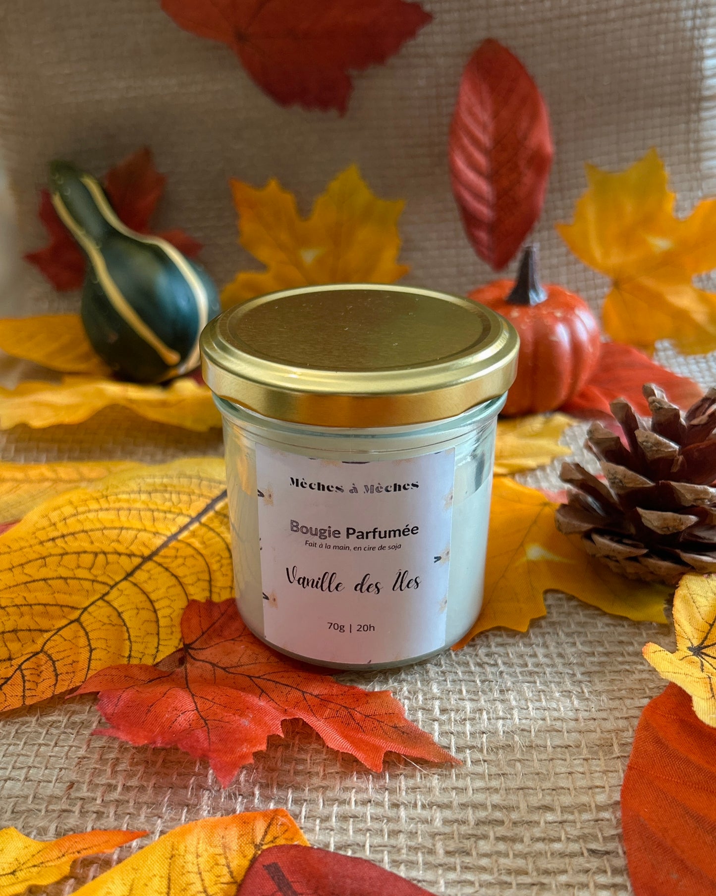 Bougie Coulée 100g - Plusieurs parfums disponibles
